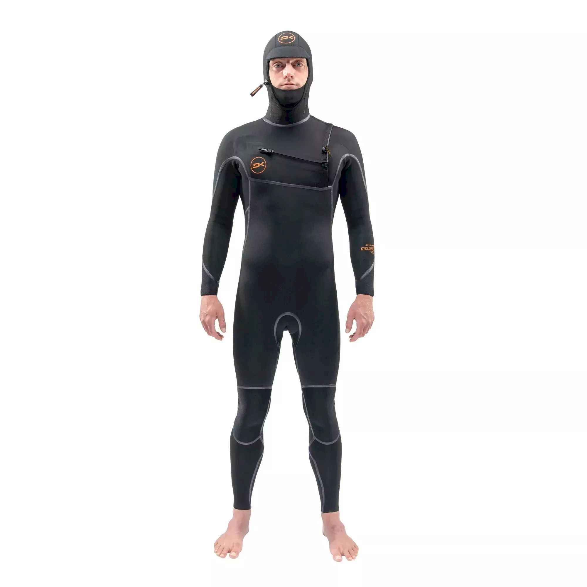 Dakine Cyclone Chest Zip Hooded 4/3mm - Surf wetsuit  - Heren | Hardloop