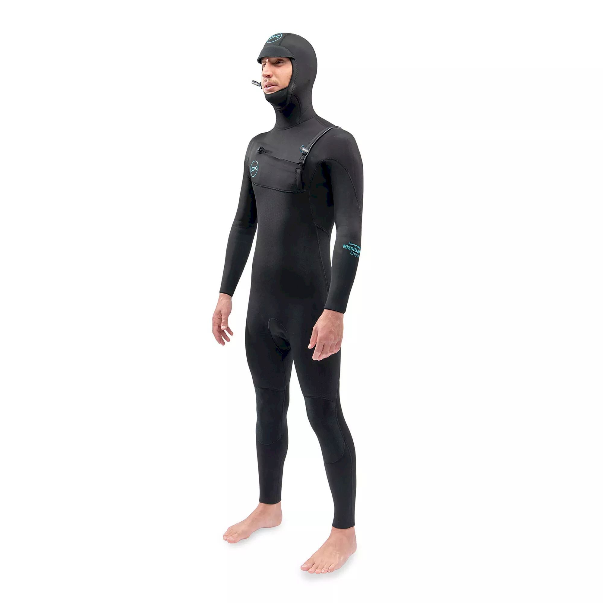 Dakine Mission Chest Zip Hooded 5/4/3mm - Surf Wetsuit - Men's | Hardloop