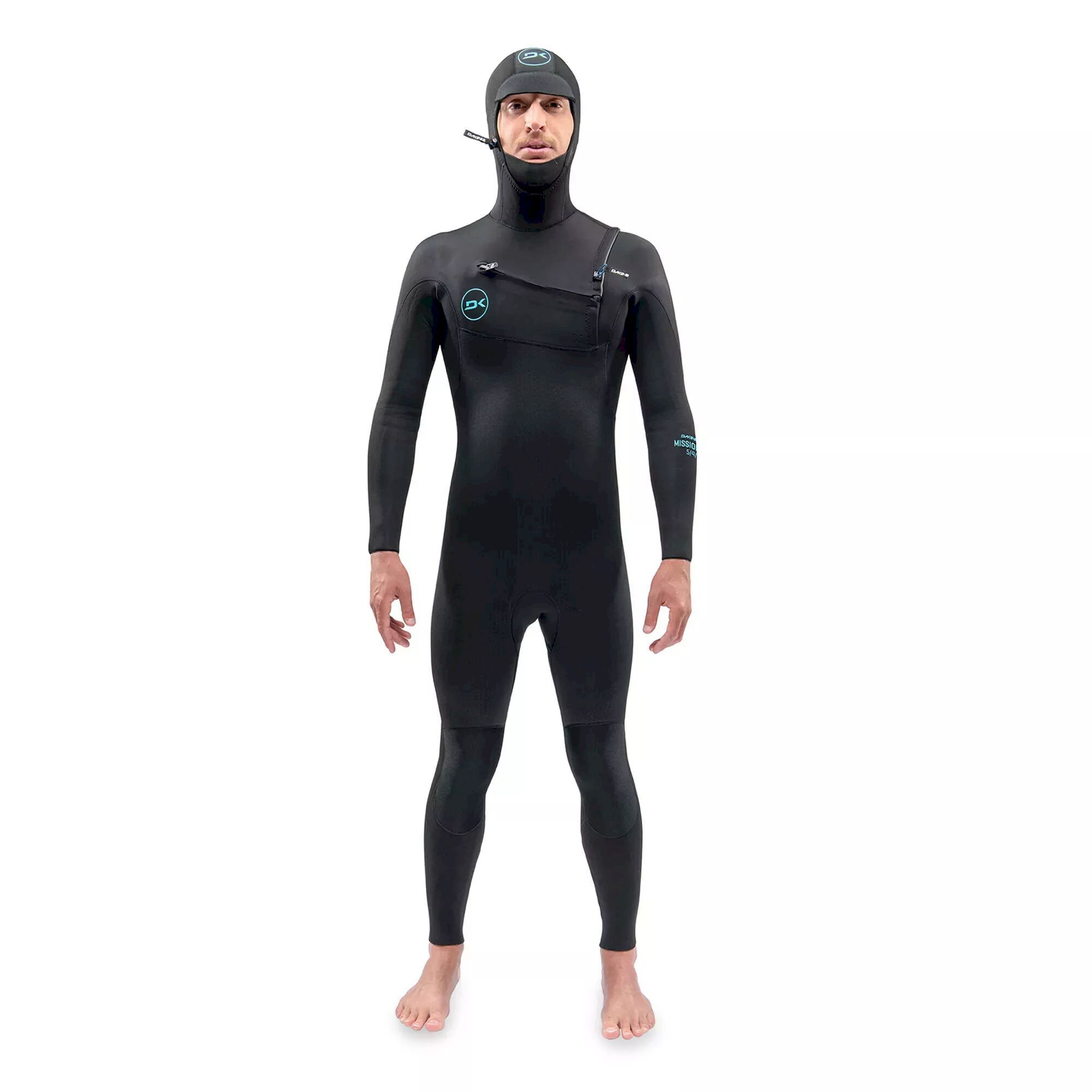 Dakine Mission Chest Zip Hooded 5/4/3mm - Surf wetsuit  - Heren | Hardloop