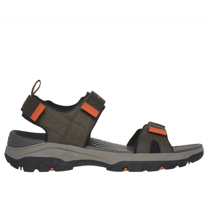 Skechers sandals hombre gris on sale