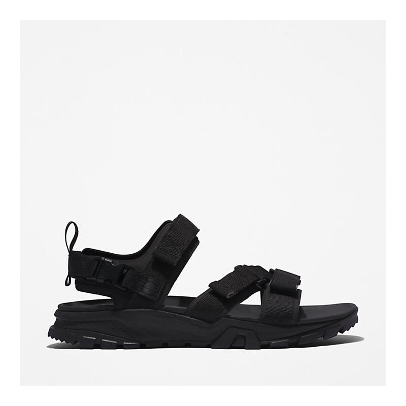 Black timberland sandals on sale