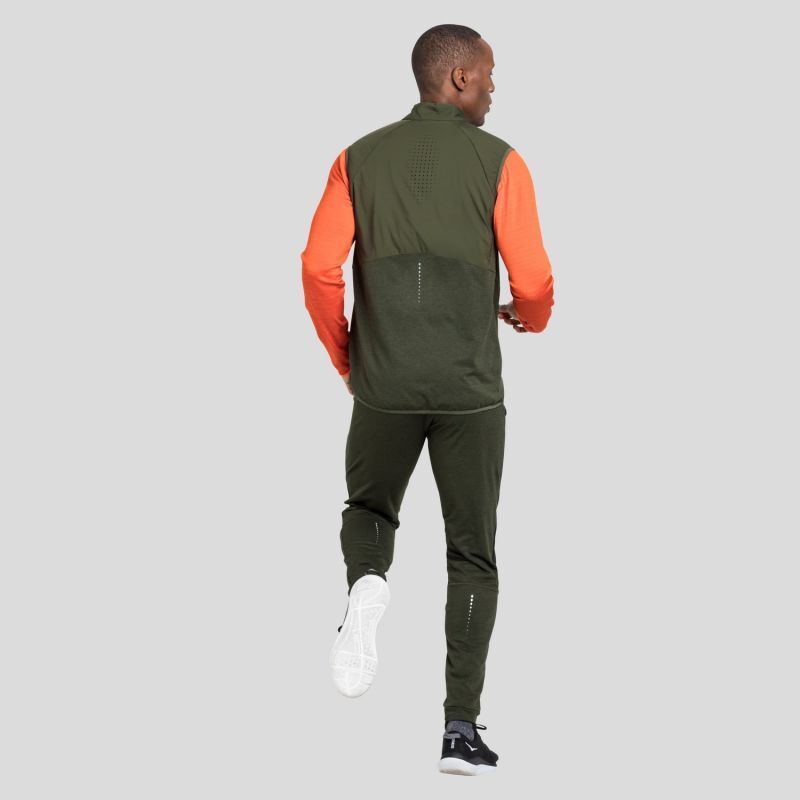 Odlo Run Easy S-Thermic - Pánská softshellová vesta bez rukávů | Hardloop