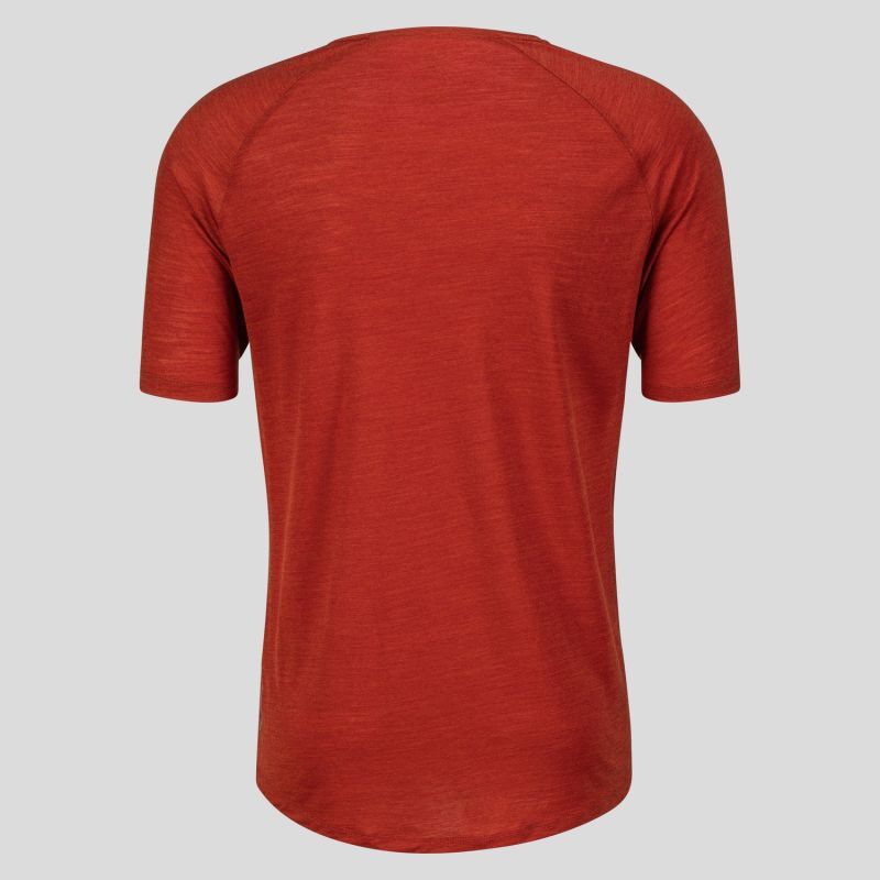 Odlo Camiseta Hombre - Ascent 365 Linear - ketchup melange