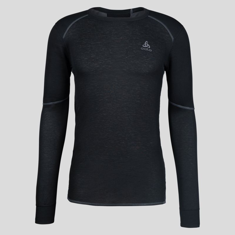 Ondergoed Odlo Men Bl Bottom Long Active Warm Eco Dark Grey Melange
