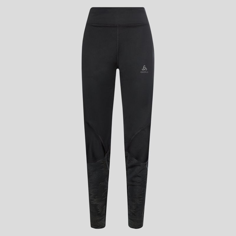 Odlo Zeroweight Warm Reflective - Collant running femme | Hardloop