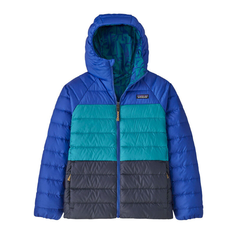 Patagonia K's Reversible Down Sweater Hoody - Dětská péřová bunda | Hardloop