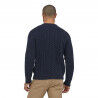Patagonia Recycled Wool-Blend Cable Knit Crewneck Sweater - Sweter | Hardloop