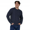Patagonia Recycled Wool-Blend Cable Knit Crewneck Sweater - Jumper | Hardloop
