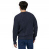 Patagonia Recycled Wool-Blend Cable Knit Crewneck Sweater - Sweter | Hardloop