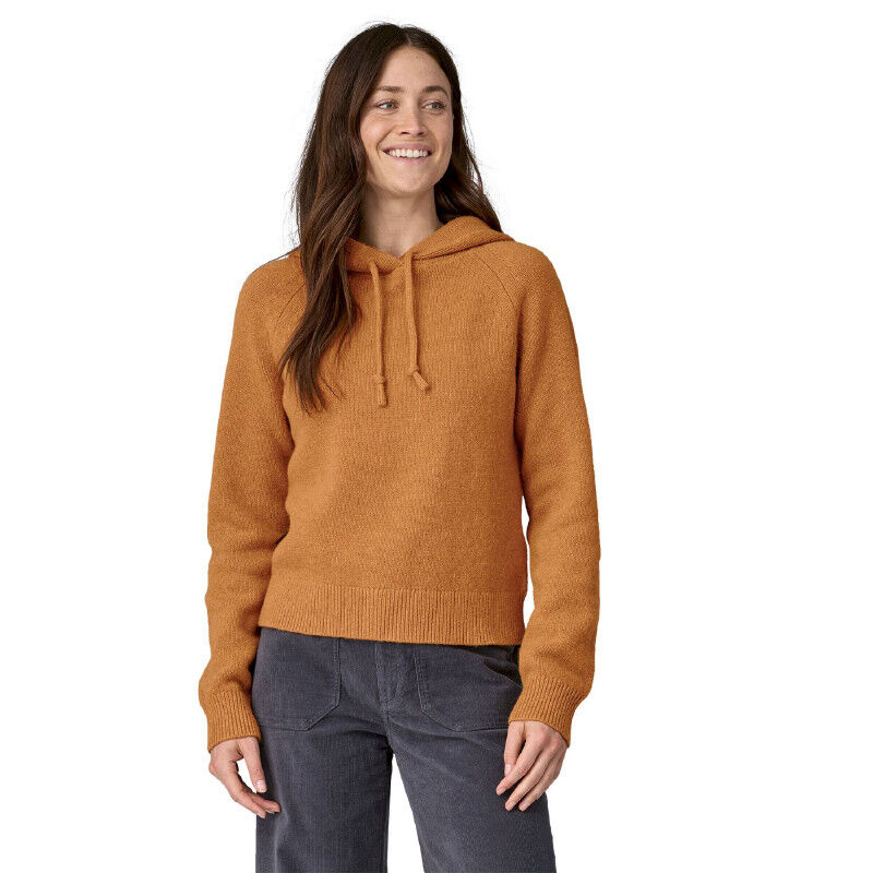 Patagonia Recycled Wool-Blend Hooded Pullover Sweater - Felpa di merino con cappuccio - Donna | Hardloop