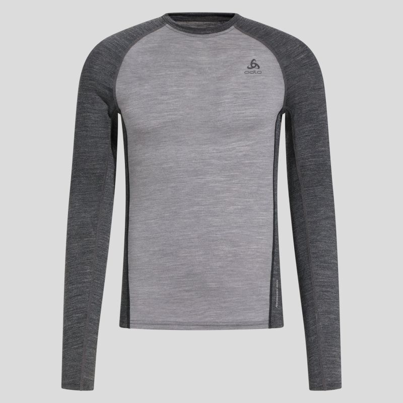 Odlo Natural Performance Wool 150 Crew Neck L/S - Sous-vêtement mérinos homme | Hardloop