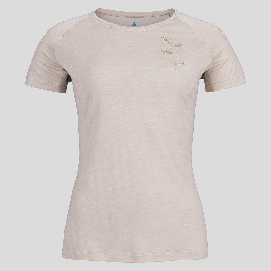 Odlo Ascent Performance Wool 130 Tree - T-shirt damski | Hardloop