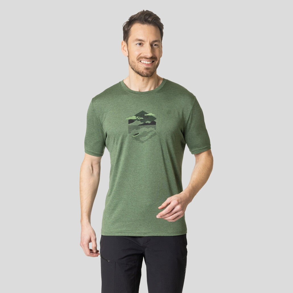 Odlo Lema Lake Essentials - T-shirt - Heren | Hardloop