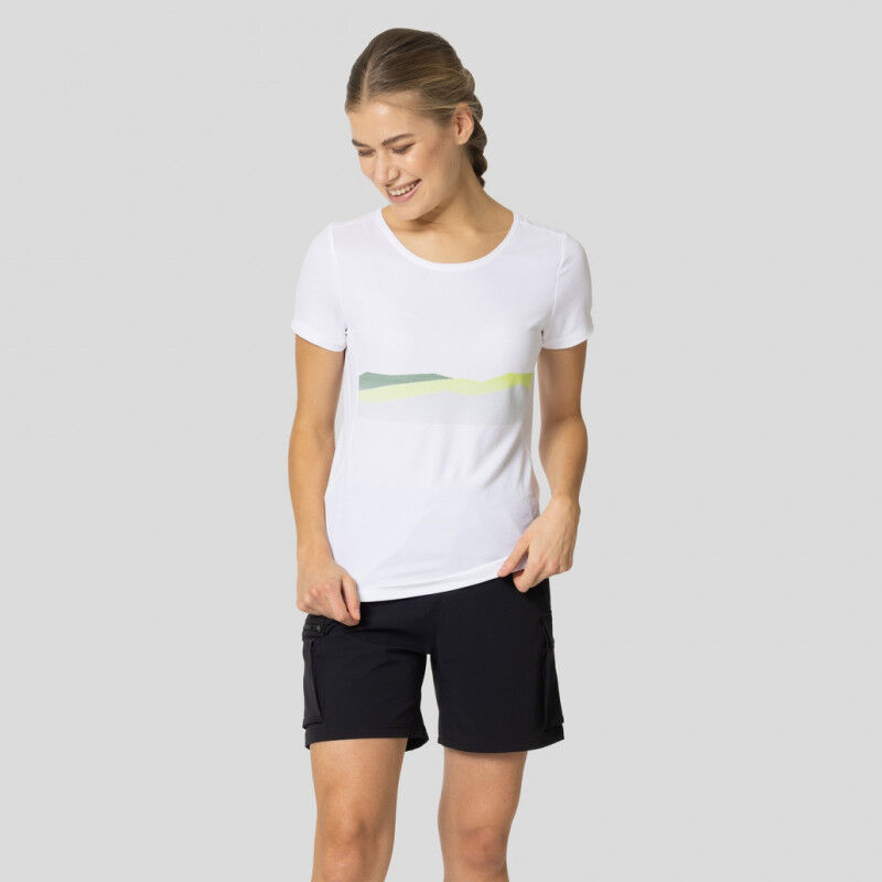 Débardeur Femme Odlo F-Dry - 88% Polyester Recyclé - Pour Randonnée Et Sport - Séchage Rapide Anti-Odeurs