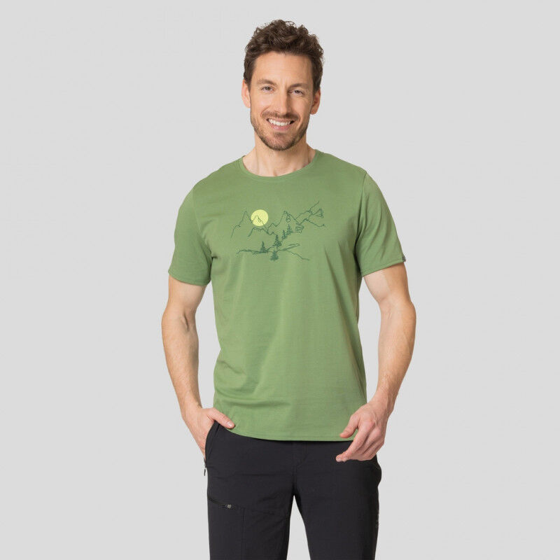Odlo Herren Nikko Logo Kurzarm Shirt – Funktionsshirt Als Baselayer, Weich & Vielseitig