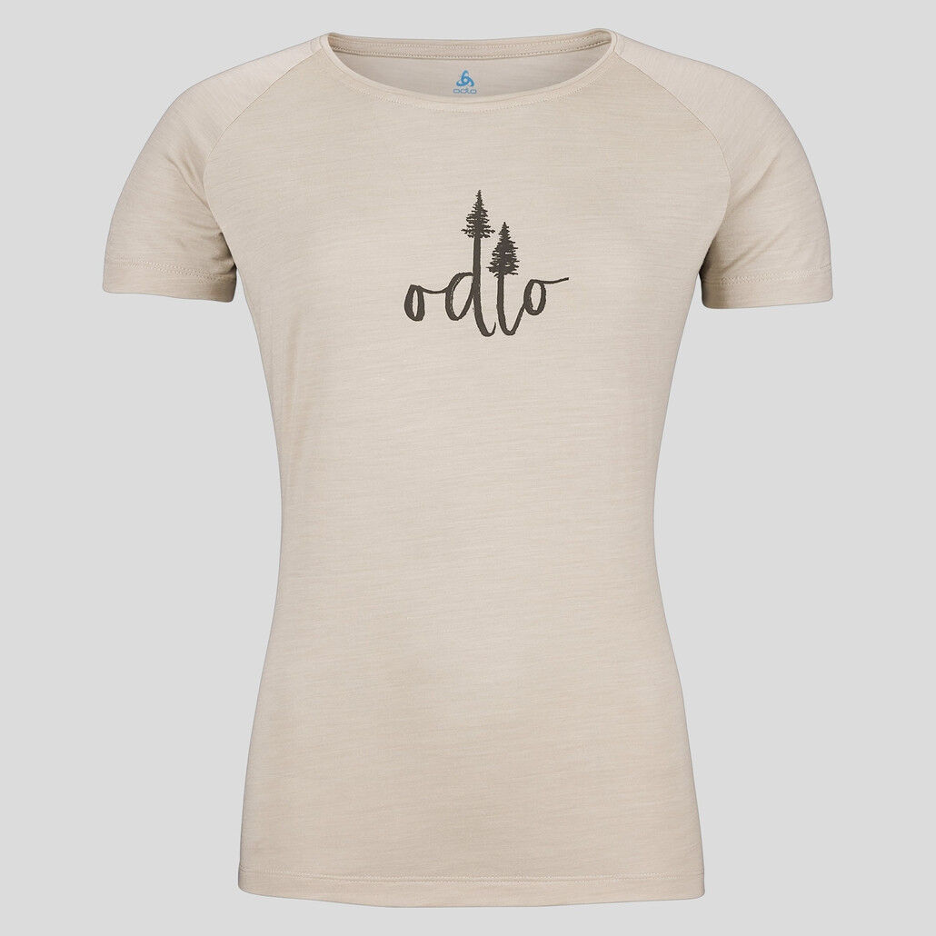 Odlo Ascent Performance Wool 130 Trees - T-Shirt - Damen | Hardloop