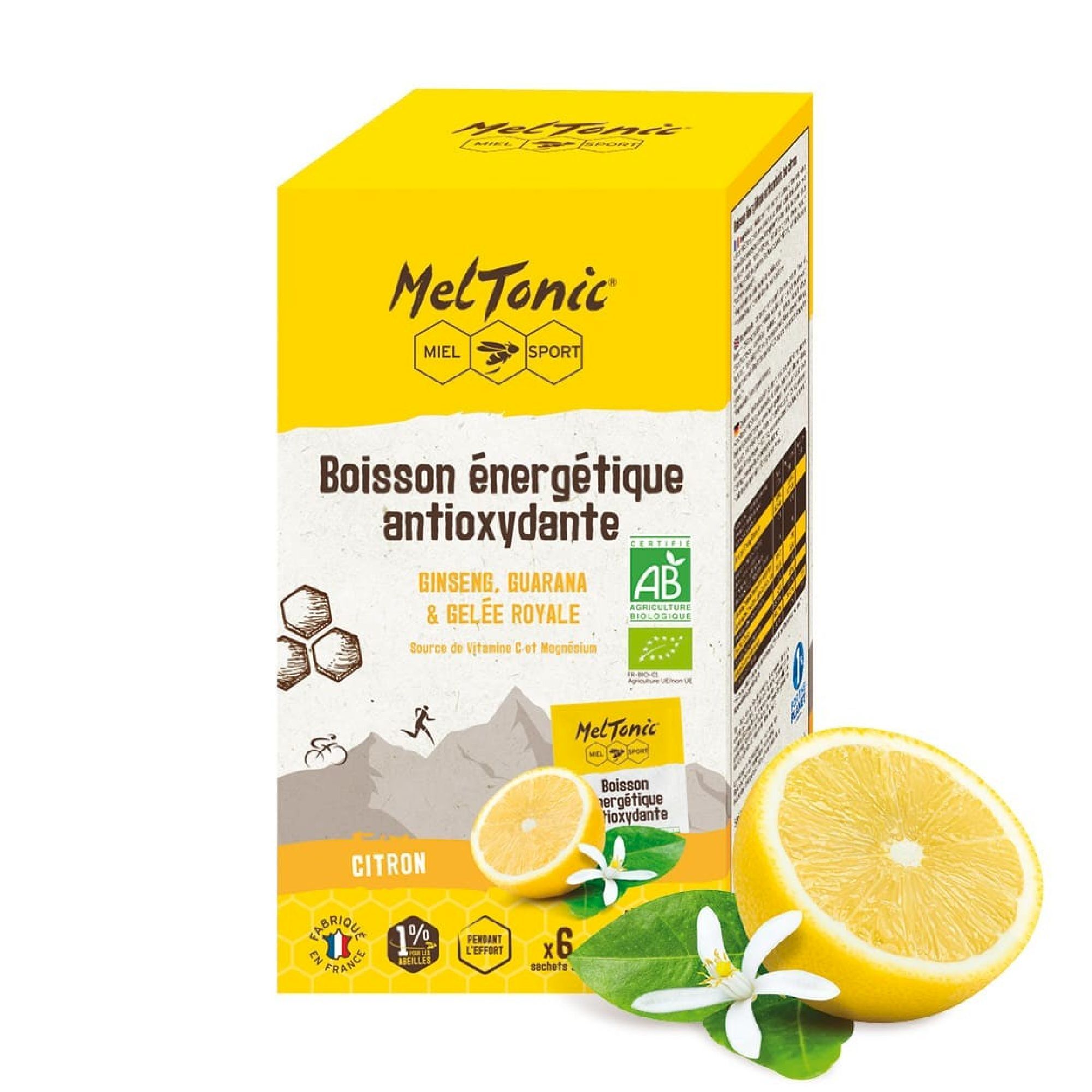 Meltonic Boisson Antioxydante Bio Citron - Energiedrank