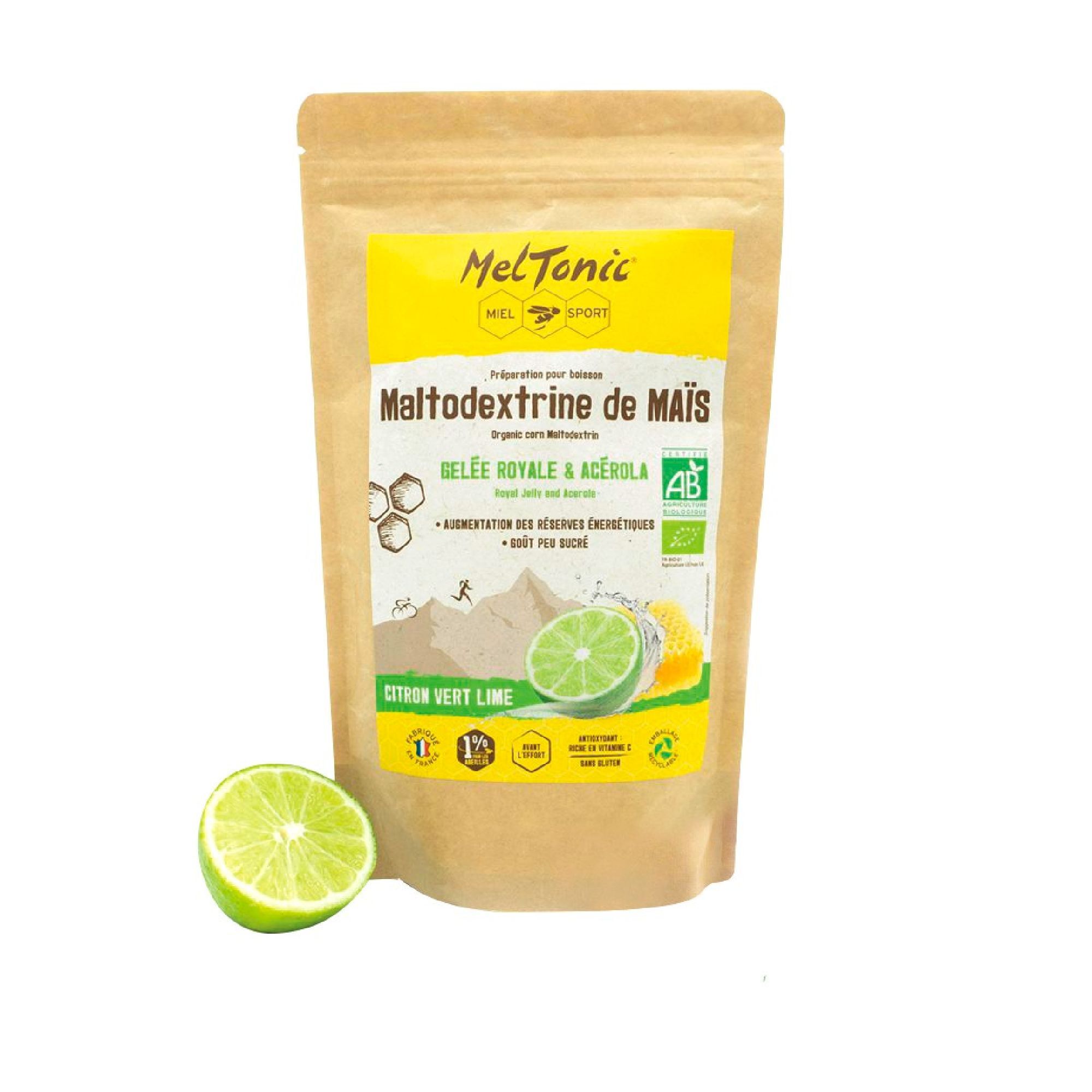 Meltonic Maltodextrine De Maïs Bio Citron Vert - Boisson énergétique