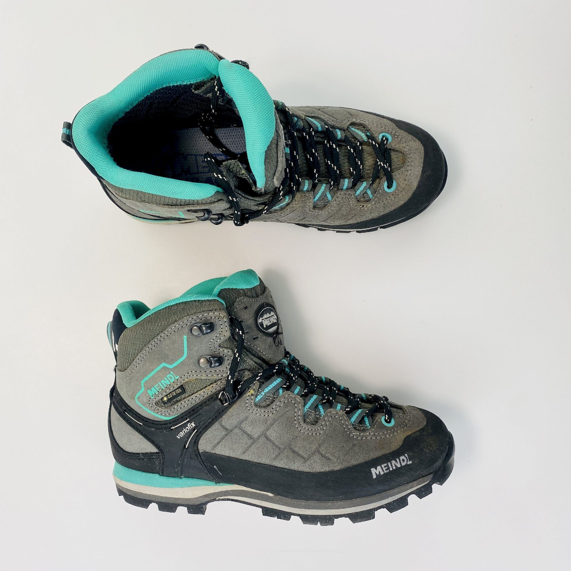 Meindl Litepeak Lady GTX - Second Hand Hiking boots - Women's - Grey - 39.5 | Hardloop