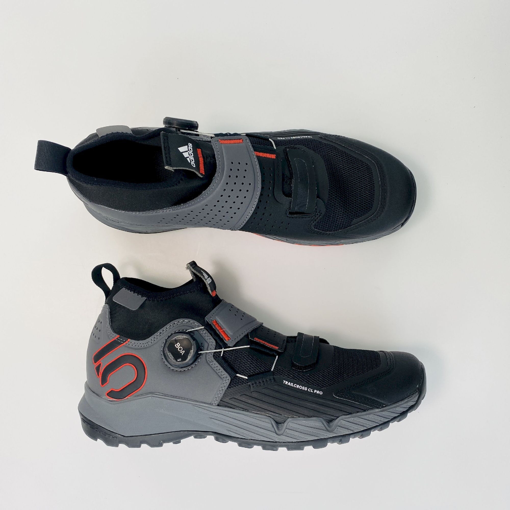 adidas Trailcross Pro Clip-I - Pre-owned Cykelsko - Herrer - Grå - 43.1/3 | Hardloop