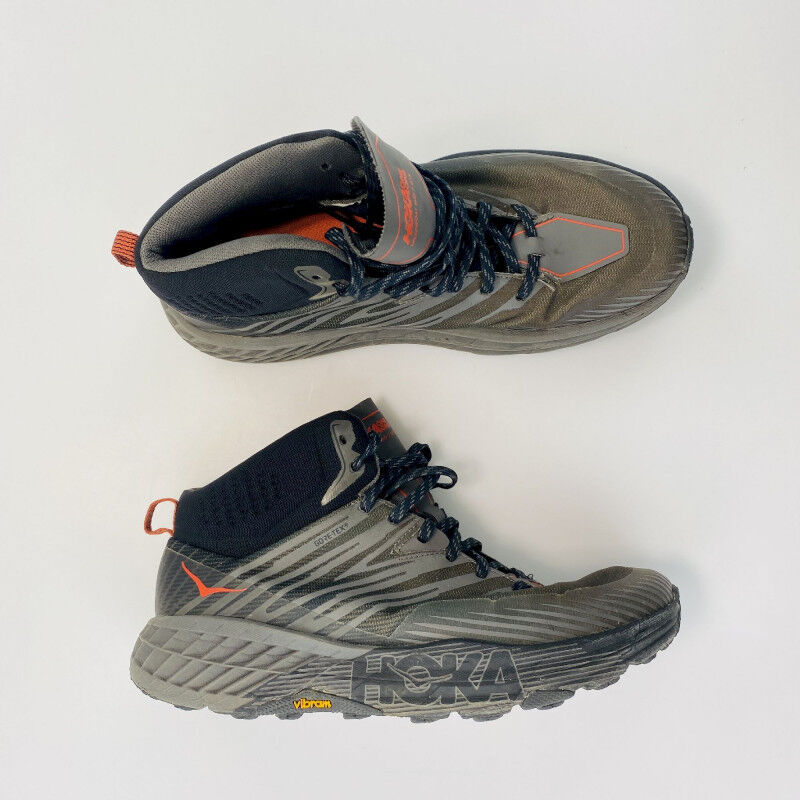 Hoka Speedgoat Mid 2 GTX - Scarpe da trail running di seconda mano - Uomo - Grigio - 43.1/3 | Hardloop