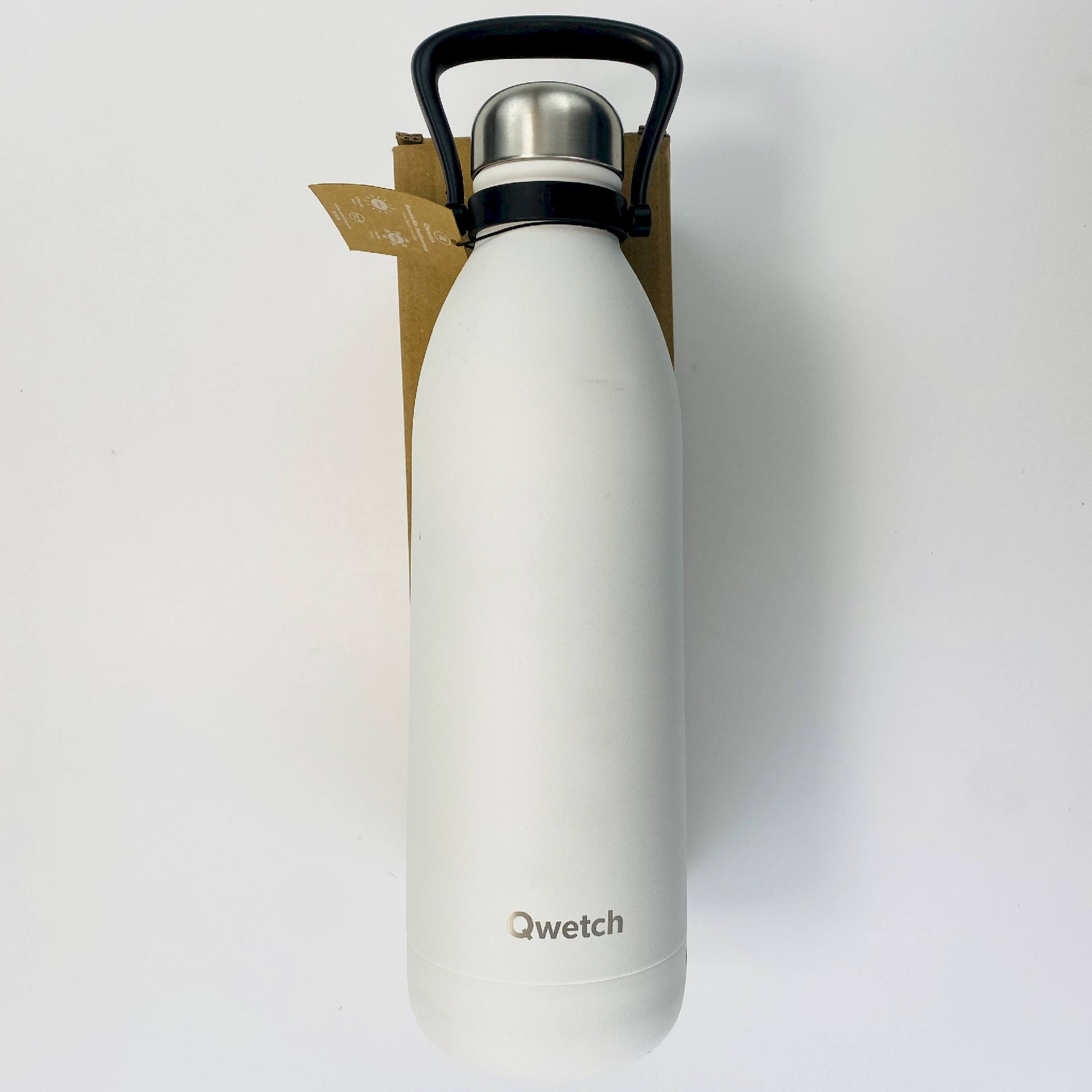 Qwetch Titan - Second hand Water bottle - White - 1,5 L | Hardloop