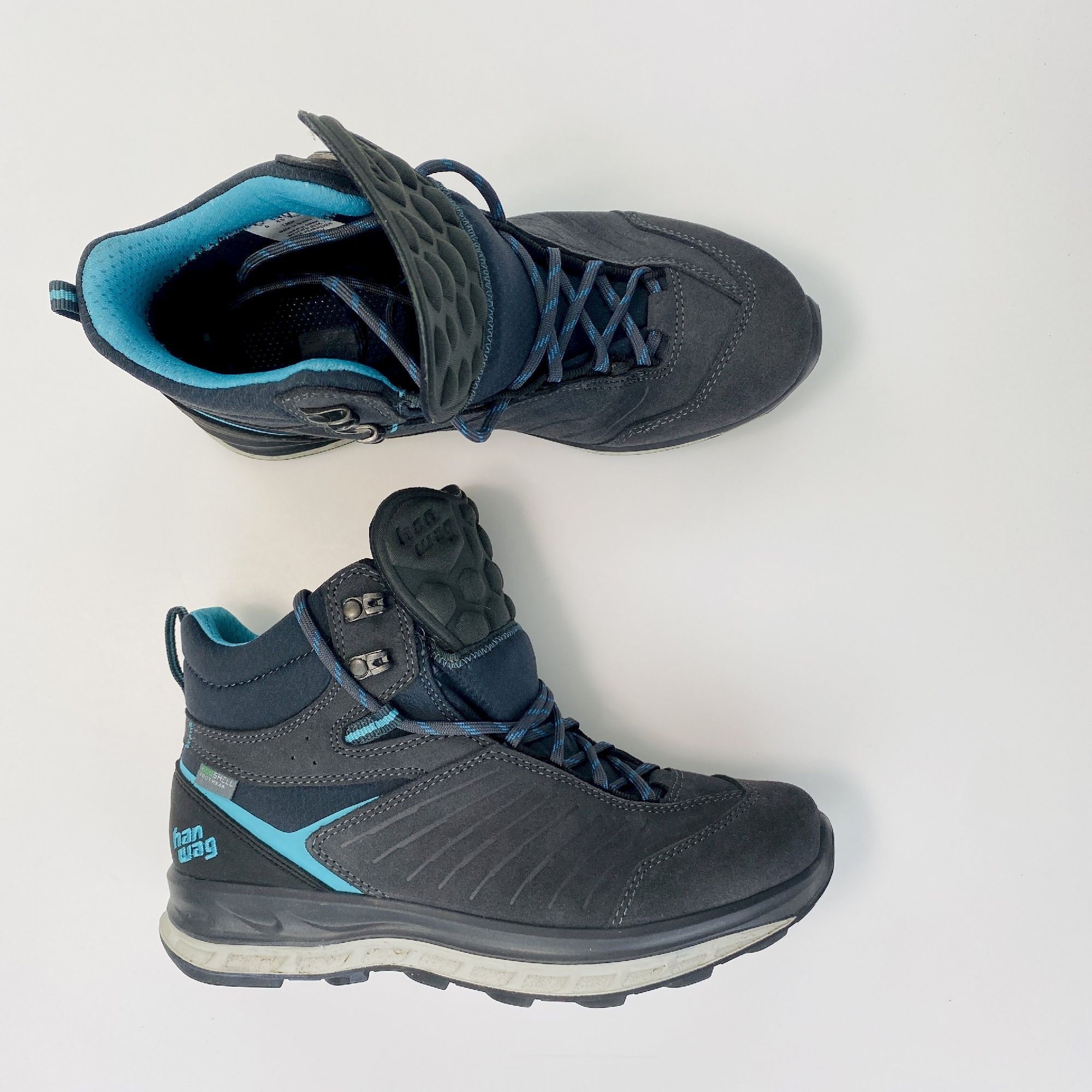 Hanwag Blueridge Lady ES - Second Hand Hiking boots - Women's - Blue oil - 39.5 | Hardloop