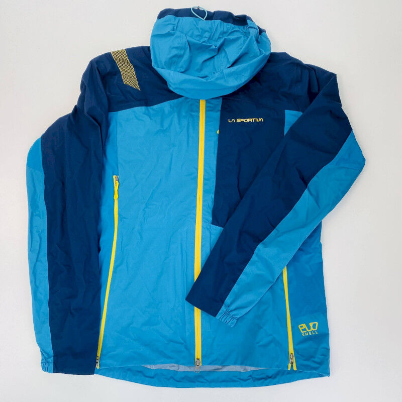 La Sportiva Crizzle Evo Shell Jkt - Second Hand Waterproof jacket - Men's - Blue - M | Hardloop
