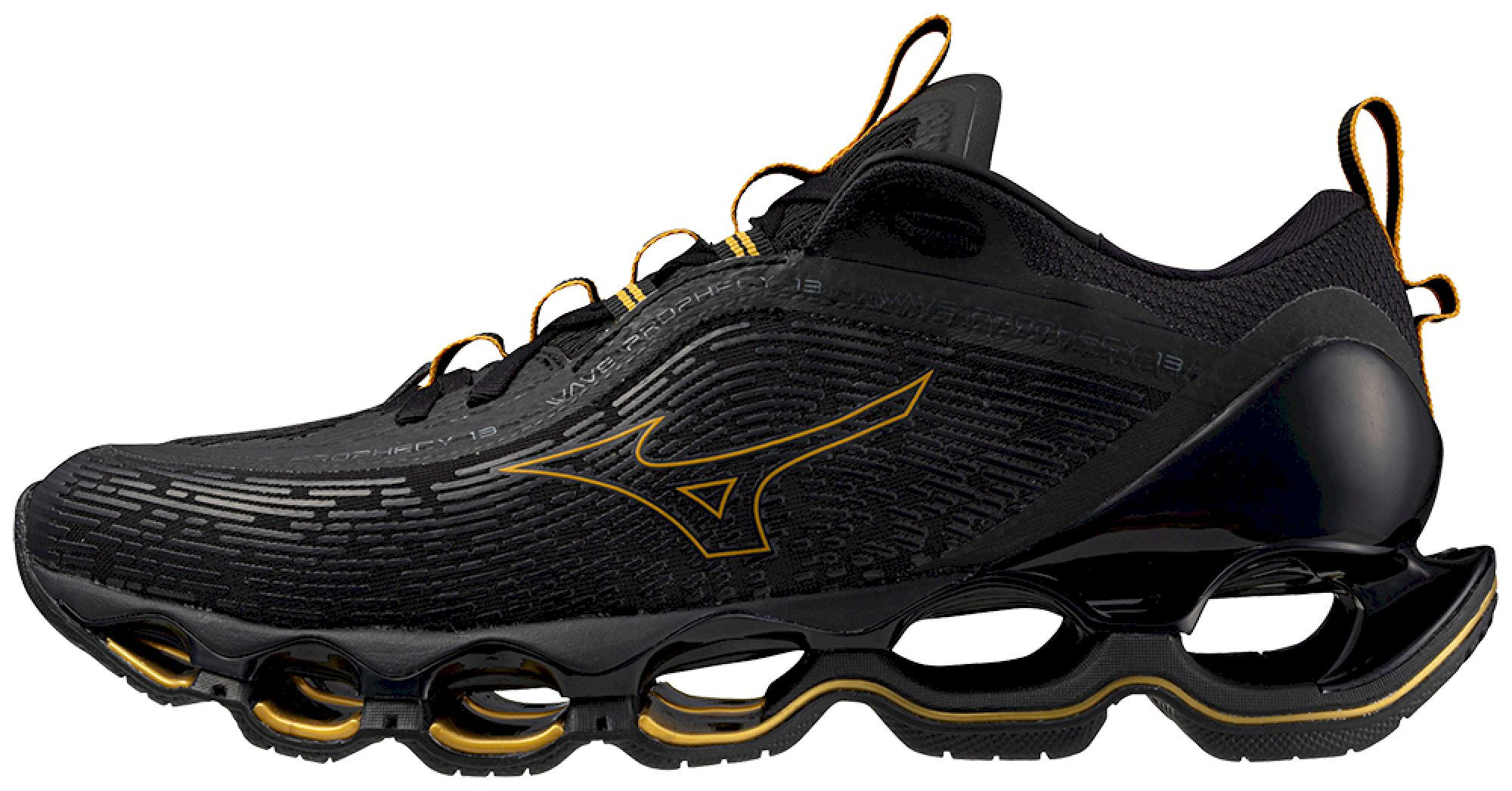 Black and gold mizuno volleyball shoes online