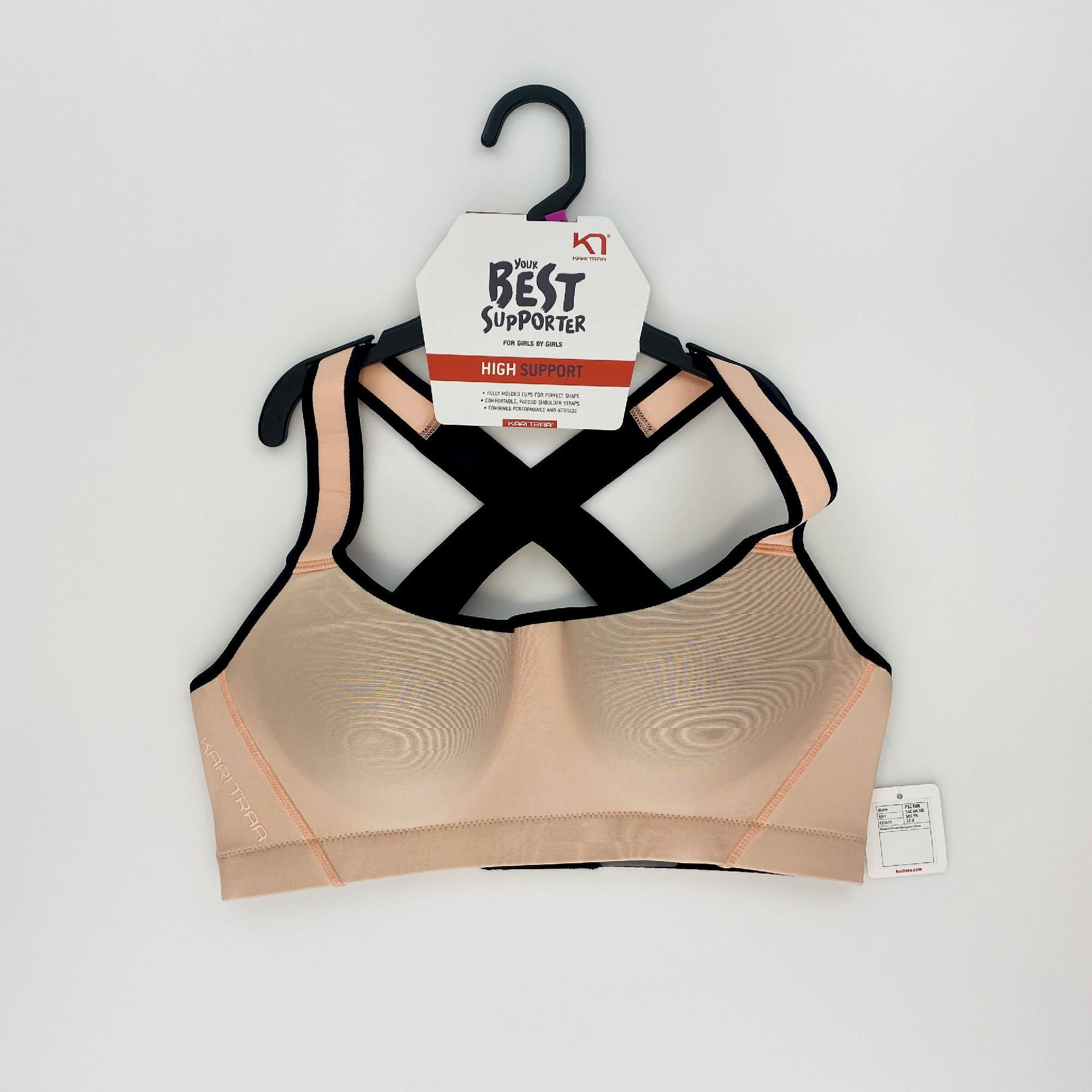 Kari Traa Idunn Bra - Pre-owned Sports-bh - Lyserød - 90C High Support | Hardloop