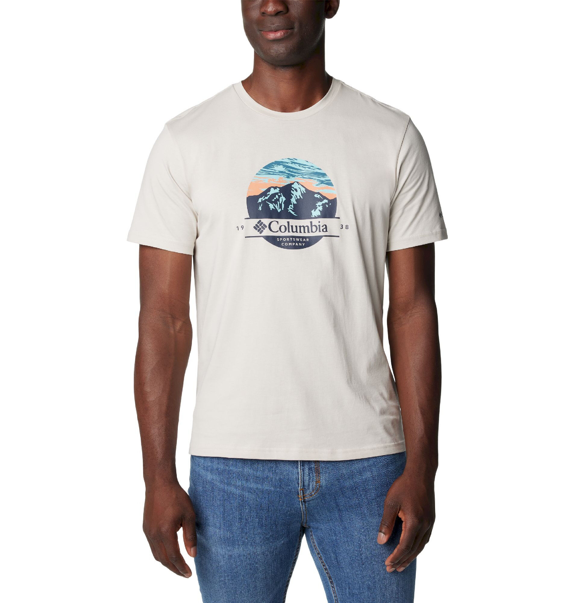 Columbia Path Lake Graphic Tee II - T-shirt - Herrer | Hardloop