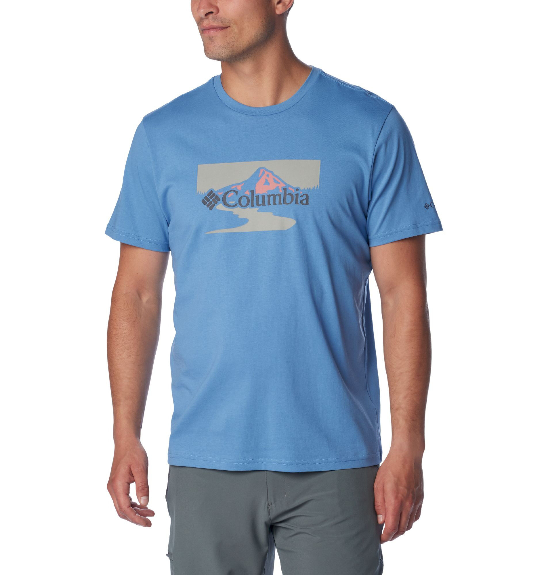Columbia Path Lake Graphic Tee II - T-shirt - Heren | Hardloop