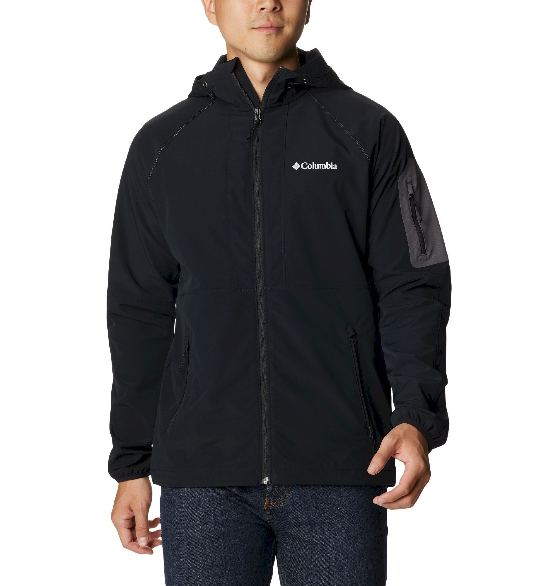 Columbia Tall Heights Hooded Softshell - Coupe-vent vélo homme | Hardloop