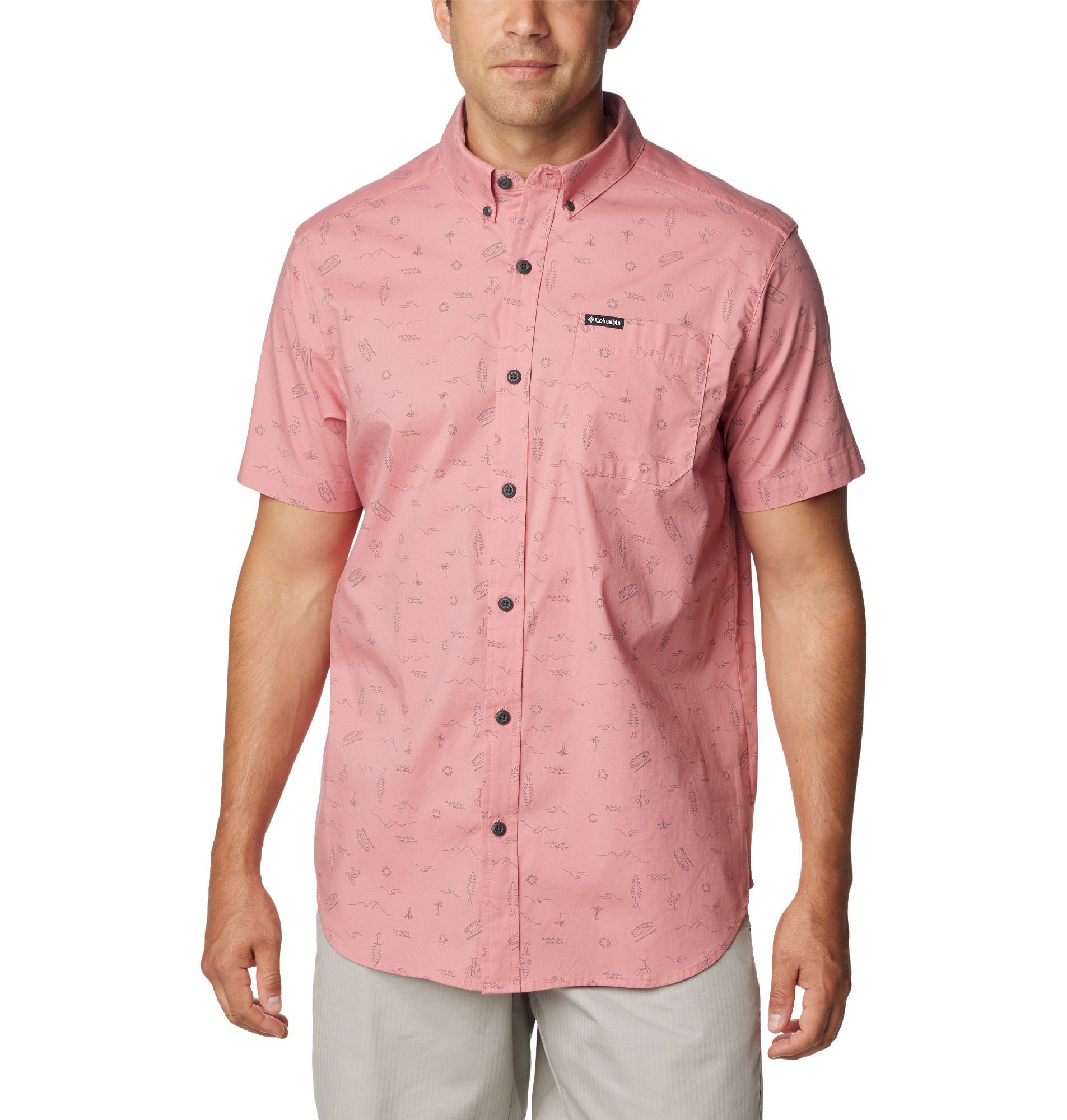 Columbia Rapid Rivers Printed Short Sleeve Shirt - Camisa - Hombre | Hardloop