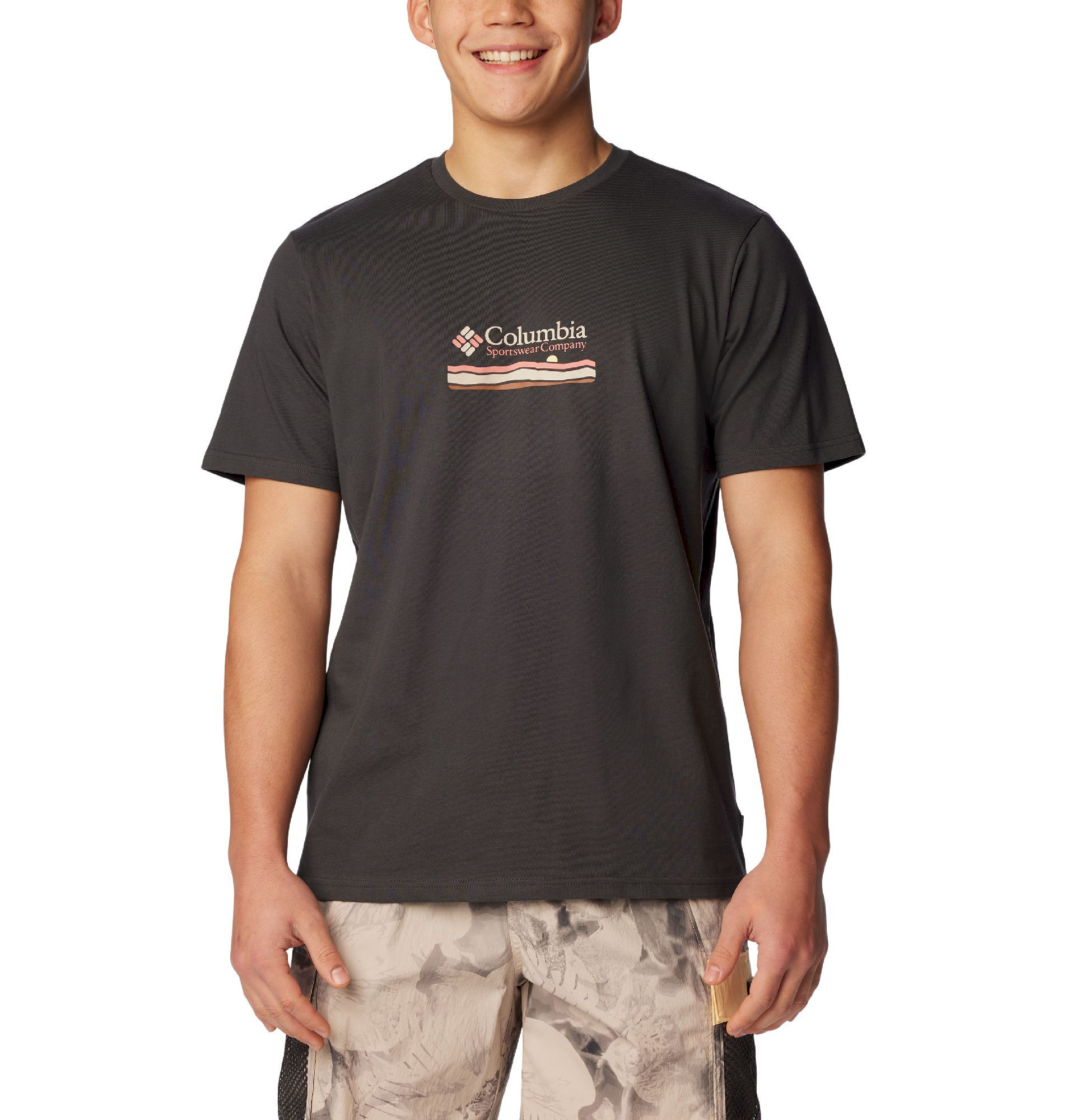 Columbia Explorers Canyon Back SS Tee - T-shirt - Heren | Hardloop