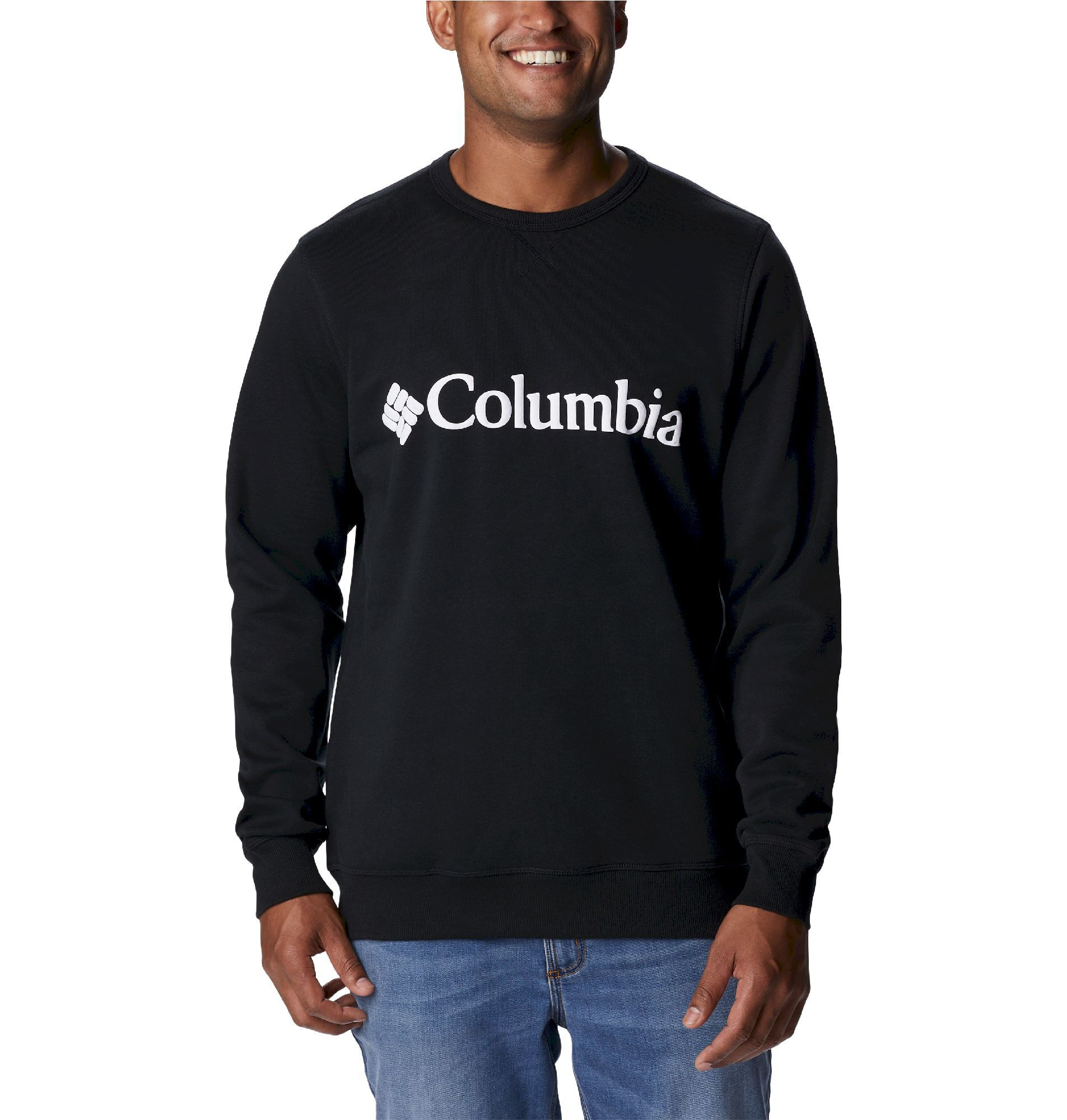 Columbia M Columbia Logo Fleece Crew - Pullover Herr