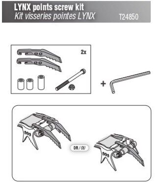 Petzl Kit visserie pour crampons Lynx - Raki | Hardloop