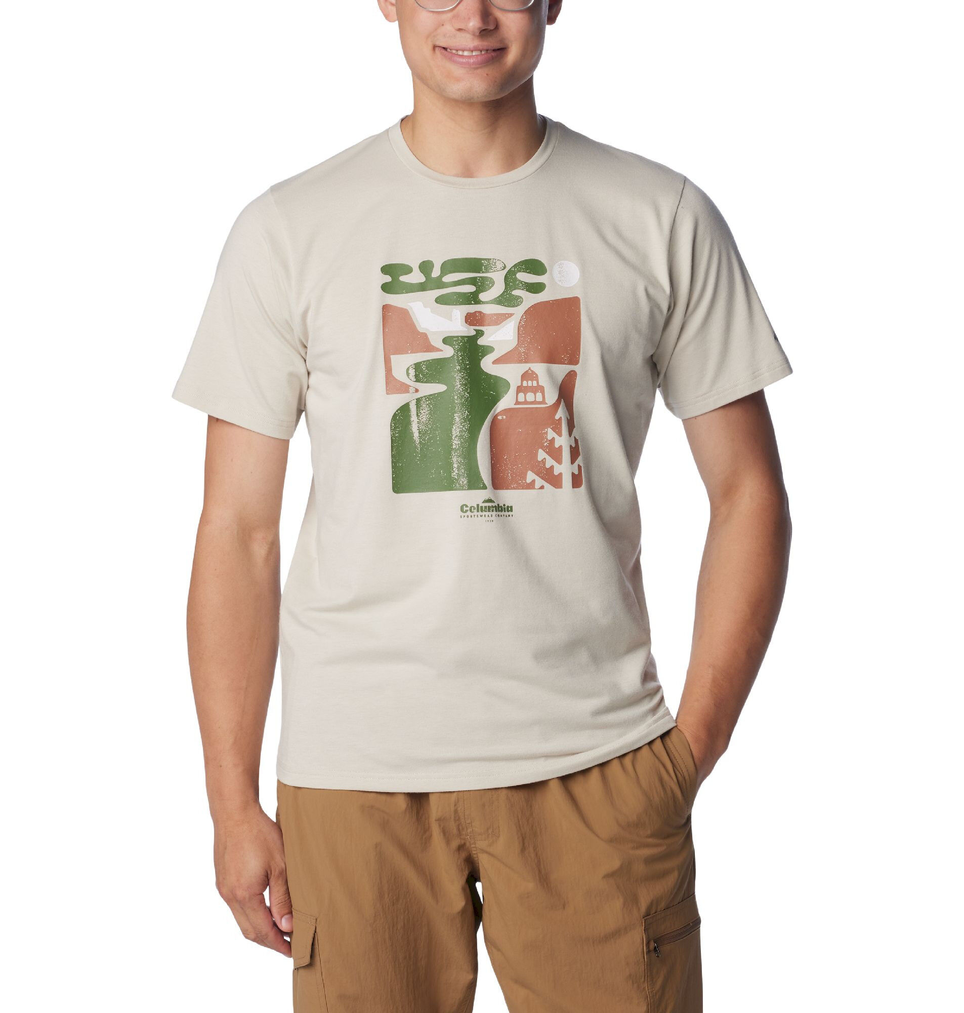Columbia Sun Trek Graphic - T-shirt homme | Hardloop