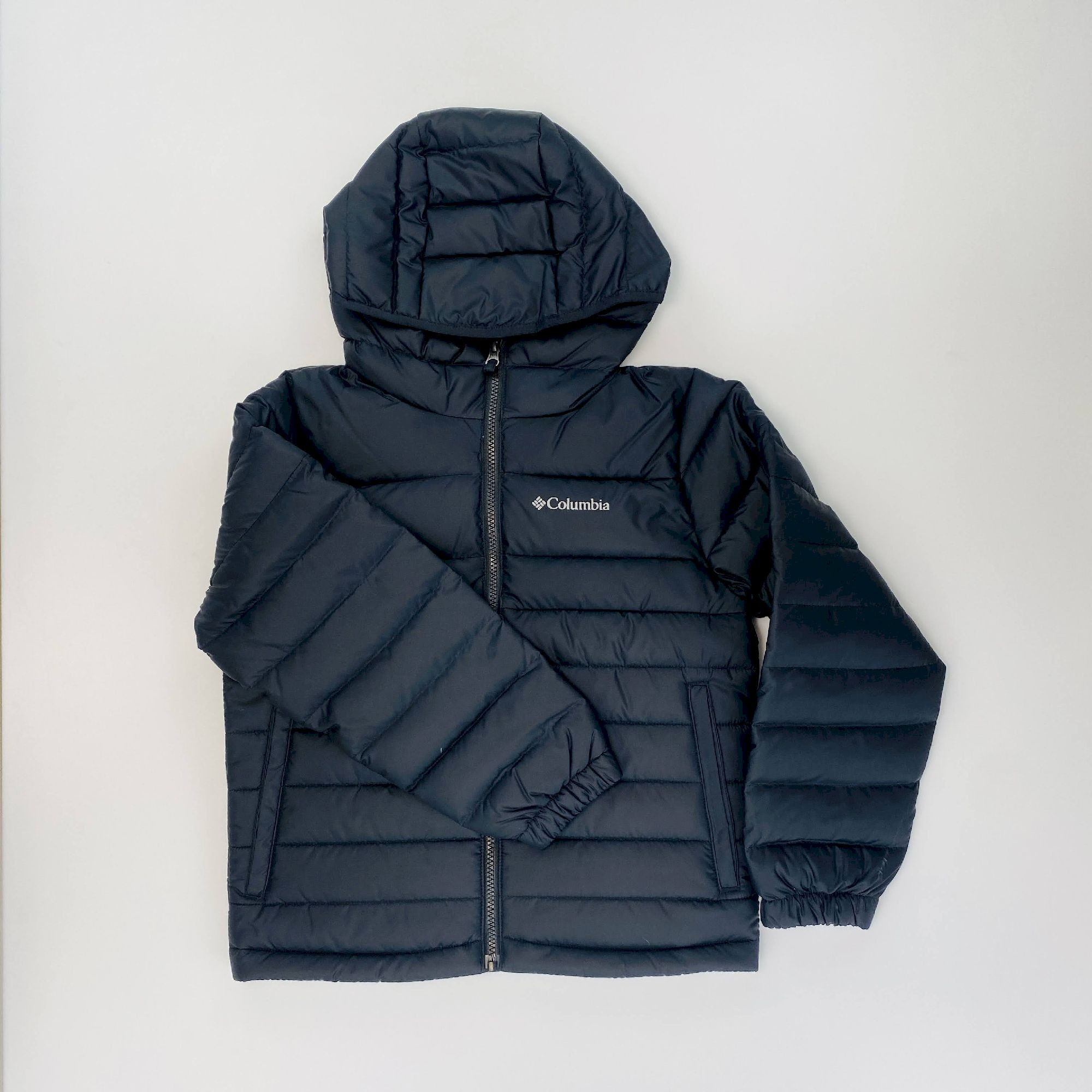Columbia Tumble Rock™ Down Hooded Jacket - Second Hand Synthetic jacket - Kid's - Black - S | Hardloop