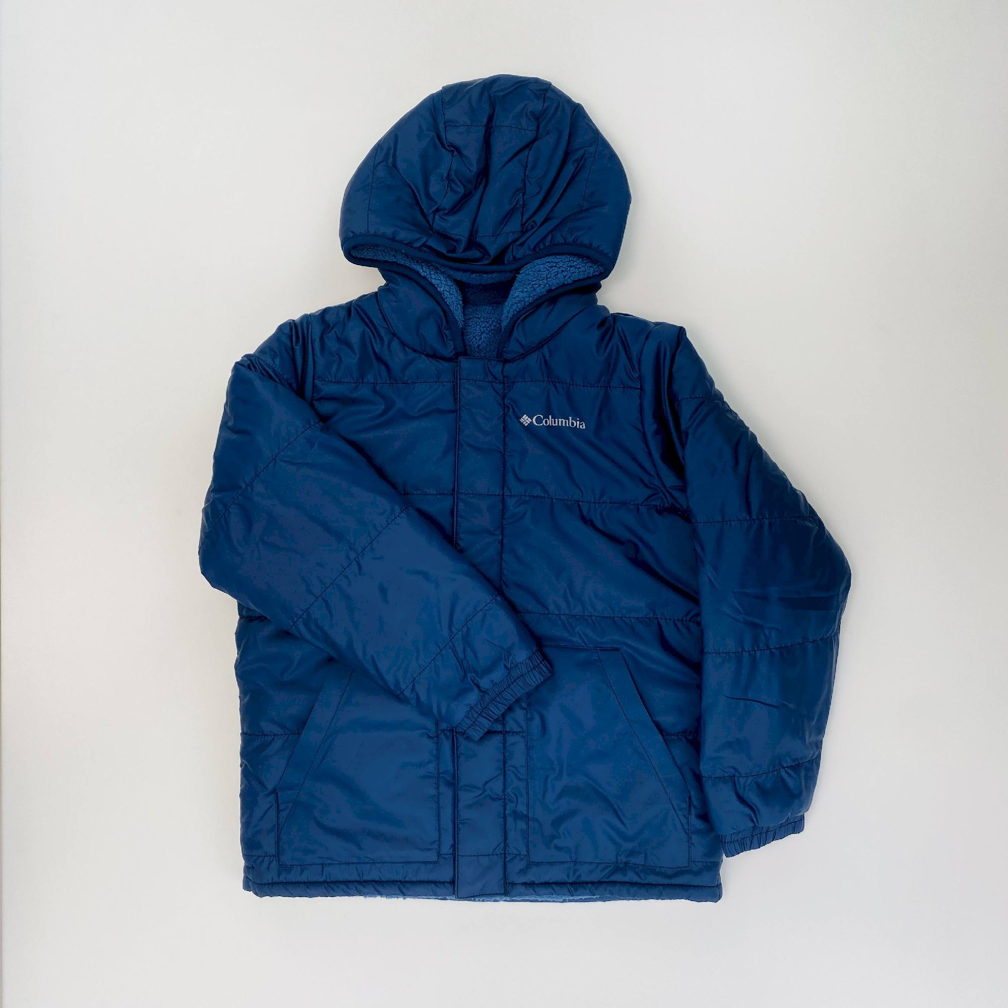 Columbia Big Fir™ Reversible Jacket - Second Hand Kurtka przeciwdeszczowa dziecięca - Niebieski - S | Hardloop