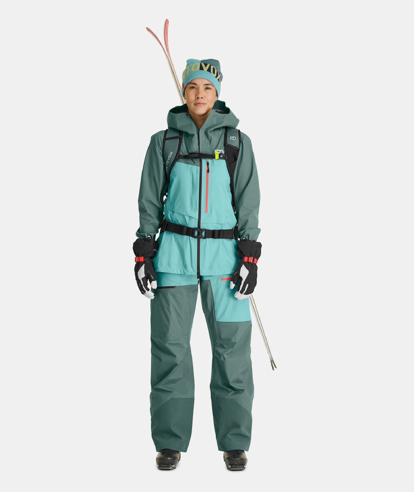 Ortovox Merino Freeride 3 Finger - Ski gloves - Women's