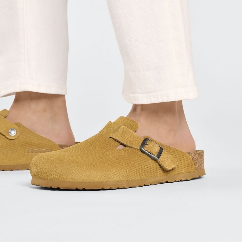 Birkenstock Boston VL Corduroy - Sandales | Hardloop