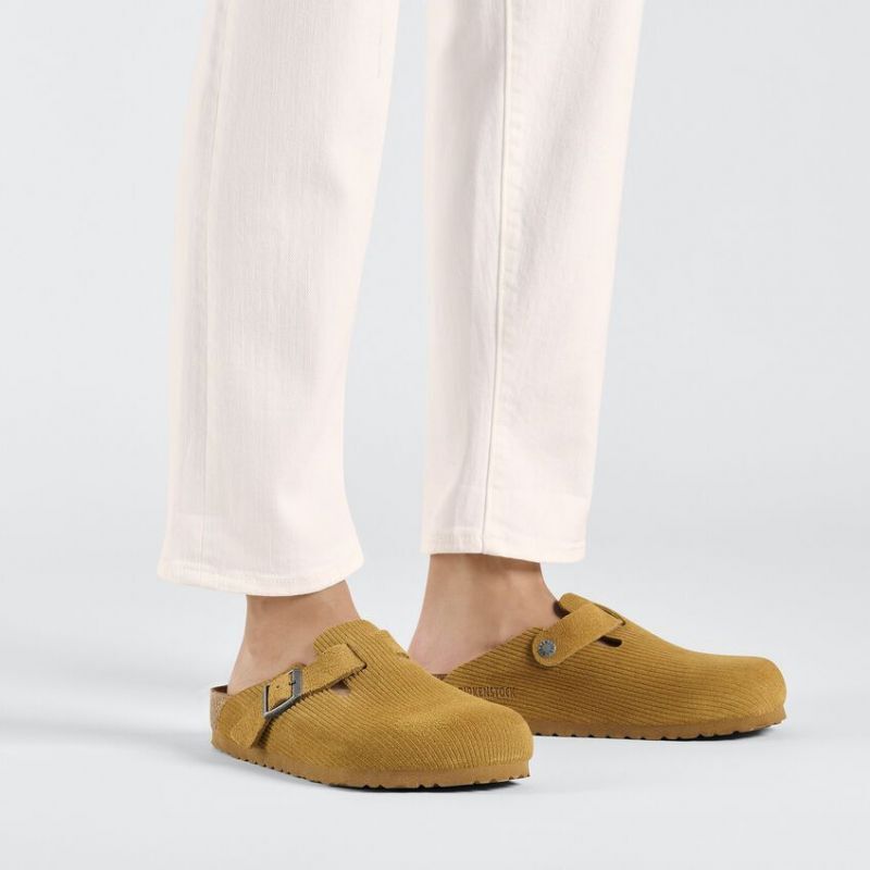 Birkenstock boston gold on sale