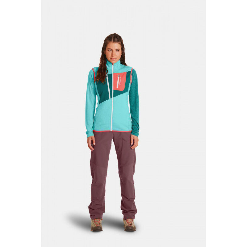 Ortovox Fleece Grid Vest - Fleeceweste - Damen | Hardloop