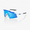 Matte White / Metallic Blue