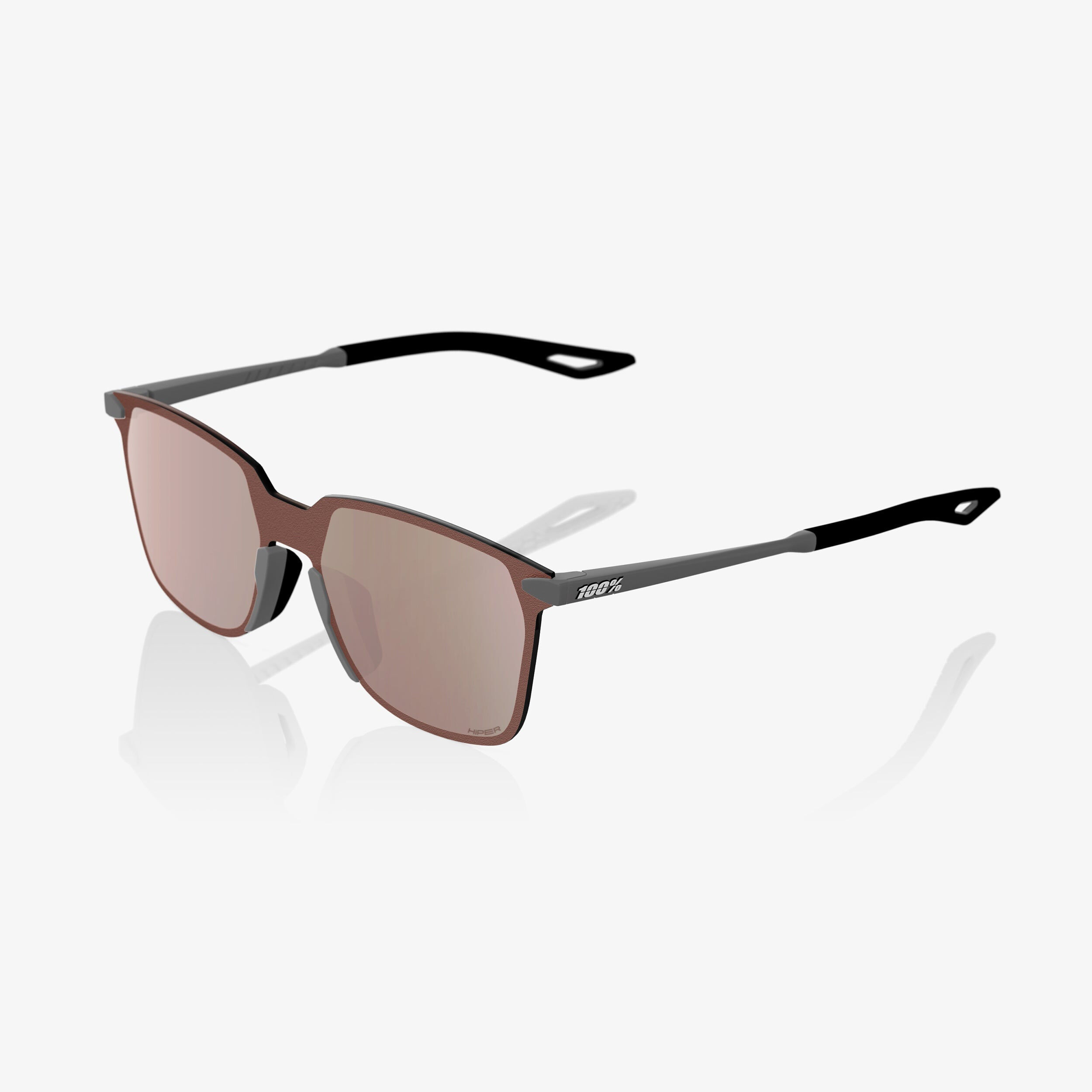 100% Legere Square HiPER - Okulary przeciwsłoneczne | Hardloop