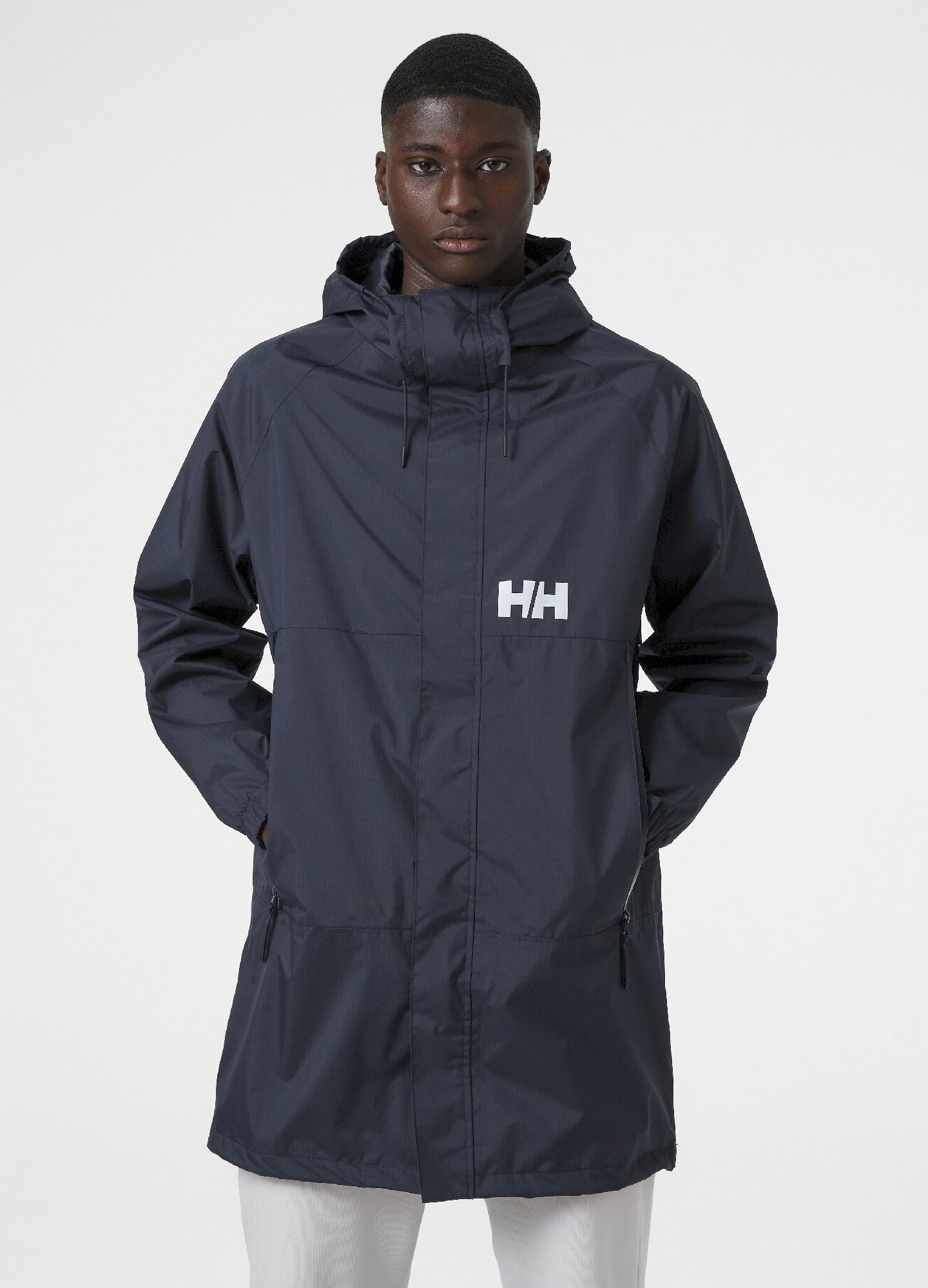 Helly Hansen Active Long Coat - Regnjakke - Herrer | Hardloop