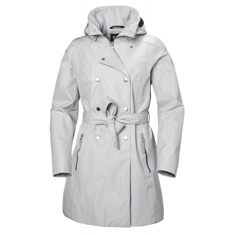 Trench,EVA - Manteau Imperméable à Capuche Pour Femme, Veste