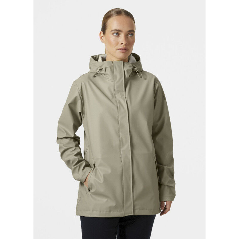 Helly Hansen Veste Femme Parka Imperméable Primaloft Noir Taille L - Occasion Parfait État