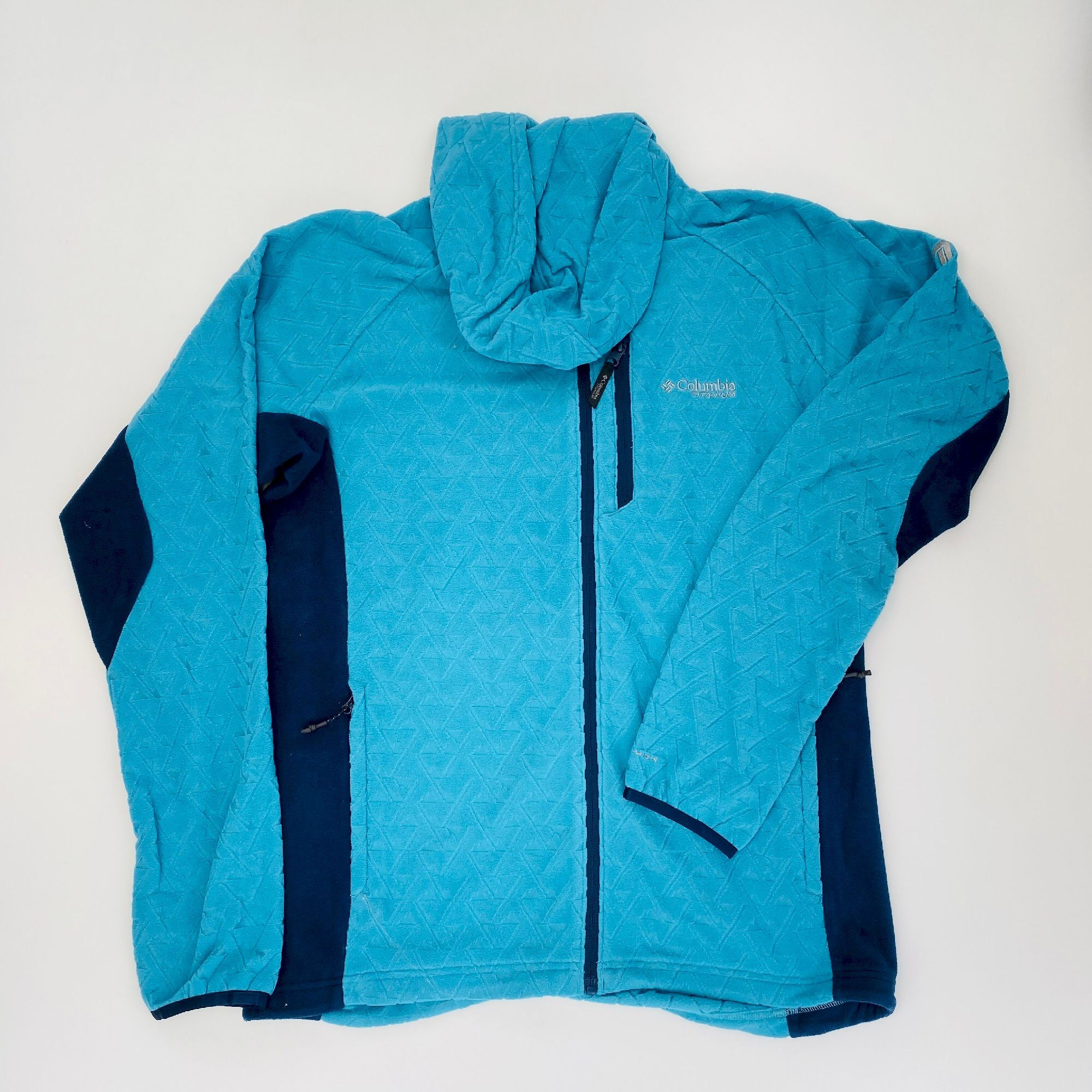 Columbia Titan Pass™ 3.0 Hooded Fleece - Second Hand Fleece jacket - Men's - Blue - M | Hardloop
